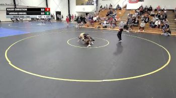 133 lbs Quarterfinal - Adrian Origel, Manchester vs Nasir Christion, Manchester