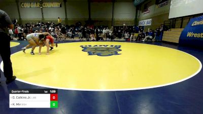 193 lbs Quarterfinal - David Calkins Jr., Liberty-Brentwood vs Kage Mir, Bishop Gorman (NV)