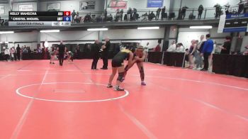 132 lbs Quarterfinal - Kelly Mahecha, Arlington vs Cristel Miguel, Amity