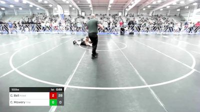 100 lbs Rr Rnd 2 - Case Bell, POWA vs Carsen Mowery, TYW New Breed Jr High