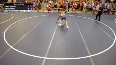 132 lbs Cons. Round 2 - Chris Burgos, IL vs Bryce Perry, NC