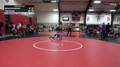 85-92 lbs Cons. Semi - Jake Bixler, Anamosa Wrestling Club vs Isaiah Schinstock, Fort Madison Wrestling