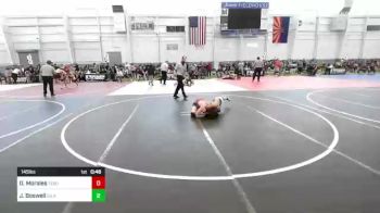 145 lbs Consi Of 8 #1 - Daniel Morales, Tesoro vs Joe Boswell, Gila Valley WC