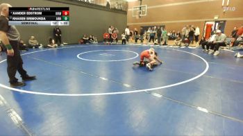 85 lbs Semifinal - Xander Edstrom, Upper Valley Aces Wresstling vs Khasen Srimoukda, All In Wrestling Academy