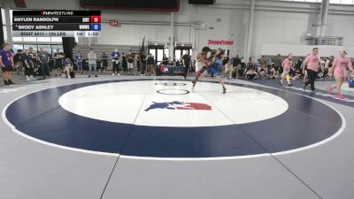 120 lbs Champ. Rd Of 32 - Daylen Randolph, Southern Illinois Regional Training Center vs Brody Ashley, Michigan West Wrestling Club
