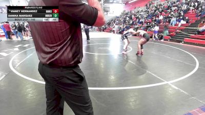 145 lbs Cons. Semi - Vianey Hernandez, El Paso Hanks vs Danika Marquez, Clint Horizon