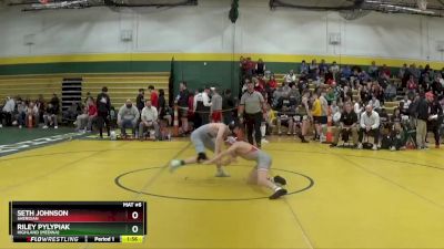 106 lbs Champ. Round 1 - Seth Johnson, Sheridan vs Riley Pylypiak, Highland (medina)