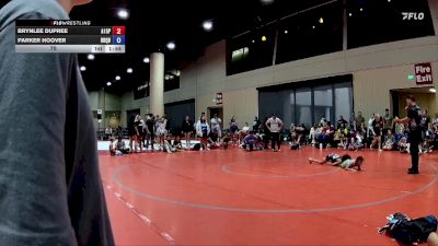 70 lbs Placement Matches (8 Team) - Brynlee Dupree, AR- 15 Pink vs Parker Hoover, Don`t Be Jelly