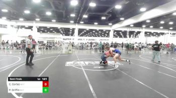 78 lbs Semifinal - Carlo Cortez, No Team vs Patrick Griffin, No Team