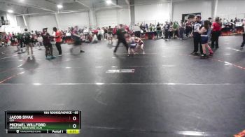 65 lbs Cons. Round 3 - Michael Willford, Grizzlies Wrestling Club vs Jacob Sivak, C2X