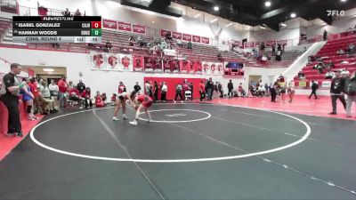 JH 117 lbs Cons. Round 4 - Isabel Gonzalez, Cache JH vs Hannah Woods, DUNCAN JH