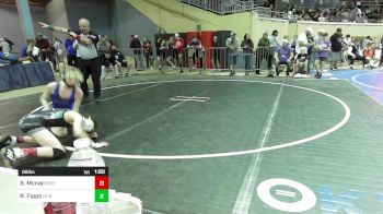 88 lbs Round Of 16 - Brody Mcnac, Bristow vs Revin Fipps, Stillwater