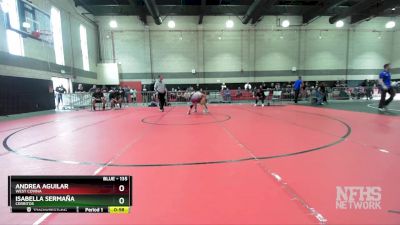 135 lbs Cons. Round 3 - Andrea Aguilar, West Covina vs Isabella Sermaña, Cerritos