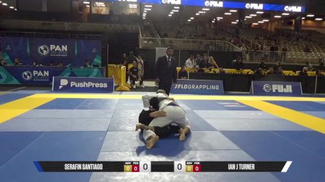Ian J Turner vs Serafin Santiago 2025 Pan Jiu Jitsu IBJJF Championship