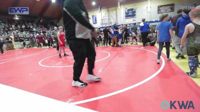 96 lbs Rr Rnd 1 - Da'Von Craven, Unattached vs Abram Corbett, Fort Gibson Youth Wrestling