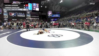 145 lbs 5th Place Match - Victoria Alvarado, NY vs Jameson Strickland, PA