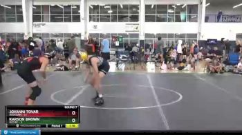 92 lbs Round 7 (10 Team) - Jovanni Tovar, Assassins vs KARSON BROWN, 922 WC