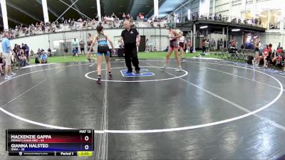 93 lbs Round 3 (6 Team) - Mackenzie Gappa, Pennsylvania Red vs Gianna Halsted, Iowa