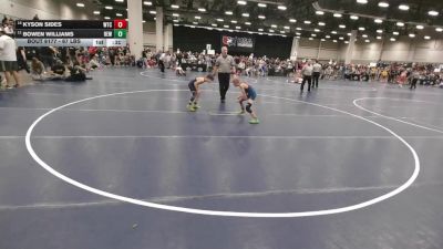 67 lbs Cons. Rd Of 16 - Kyson Sides, Wichita Training Center vs Bowen Williams, RT Elite Wrestling