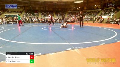 57 lbs Quarterfinal - Jayna Whitford, Sanderson Wrestling Academy vs Jolee Stephens, South Central Punisher Wrestling Club