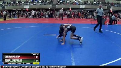 75 lbs Semifinal - Freyda Nelson, Blaine Wrestling Club vs Collin Ysquierdo, Askren Wrestling Academy