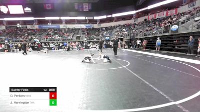 72 lbs Quarterfinal - Dalton Perkins, Scrap Yard Training vs Jaxten Harrington, Terminator Wrestling Academy