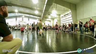 100 lbs Quarterfinal - Dylan Roberts, Claremore Wrestling Club vs Vincent Gustason, Port City Wrestling Club