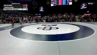 165 lbs Cons. Sub-rd Of 16 - Willie White, FL vs Royce Lopez, IL