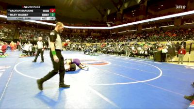 120 Class 1 lbs Cons. Semi - Aalyiah Sanders, Odessa vs Riley Walker, Kearney