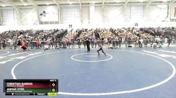 50 lbs 5th Place Match - Ahmad Syed, Buffalo Nomads Wrestling vs Christian Bareiss, Proper-ly Trained