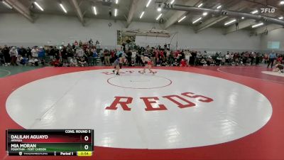 100 lbs Cons. Round 5 - Mia Moran, Fountain - Fort Carson vs Dalilah Aguayo, Arvada