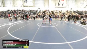 110 lbs 5th Place Match - Zoe Perrotti, Columbia Youth Wrestling Club vs Sophie Froehlich, Shaker Youth Wrestling