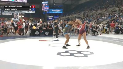 155 lbs Champ. Rd Of 64 - Karsyn Champion, Pennsylvania vs Bobby Jo Dick, Washington