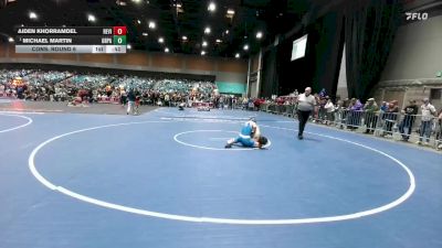138 lbs Cons. Round 6 - Michael Martin, Grants Pass vs Aiden Khorramdel, Redwood -Visalia