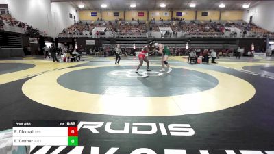 285 lbs Consi Of 16 #1 - Ernest Obiorah, St. Paul's School (NH) vs Ezekiel Conner, Bishop T K Gorman