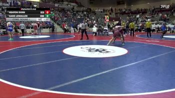 5A 165 lbs Cons. Round 1 - Keaton Dunn, Beebe vs Kade Lewallen, Benton