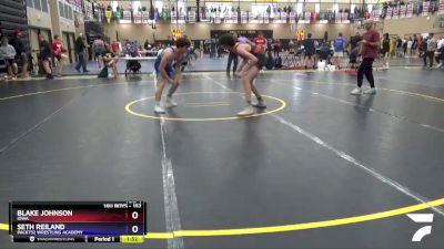152 lbs Champ. Round 1 - Blake Johnson, Iowa vs Seth Reiland, Pack732 Wrestling Academy