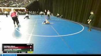 63 lbs Champ. Round 2 - Theodore Swedberg, Moen Wrestling Academy vs Zayden Ayala, Sebolt Wrestling Academy