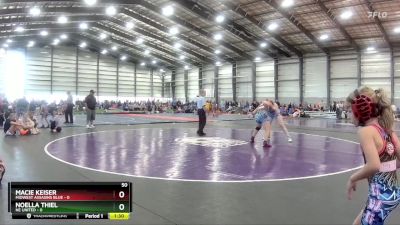 190 lbs Finals (8 Team) - Kalie Davis, Midwest Assasins Blue vs Blake Baker, Girls With Grit Blue