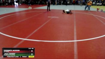 93 lbs Quarterfinal - Dominick Jackson, St. Peter vs Jace Conway, Caledonia/Houston