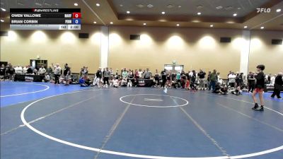 113 lbs Cons. Round 2 - Owen Vallowe, Maryland vs Brian Corbin, Pennsylvania