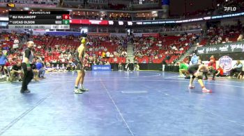 1A-190 lbs Cons. Round 3 - Eli Kalainoff, Nashua-Plainfield vs Lucas Olson, Woodbine