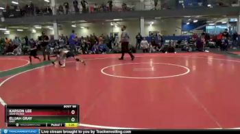 60 lbs Semifinal - Elijah Gray, BAB1 vs Karson Lee, Unattached