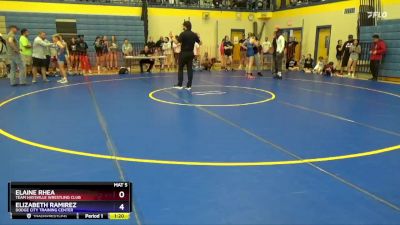 124 lbs Round 1 - Jade Plank, Team Of Hard Knox vs Abigail Albright, Frontenac Youth Wrestling Club