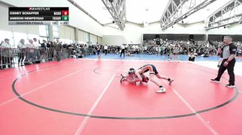 90-I lbs Quarterfinal - Cidney Schaffer, Mat Assassins vs Jamison Hempstead, The Hunt Wrestling Club