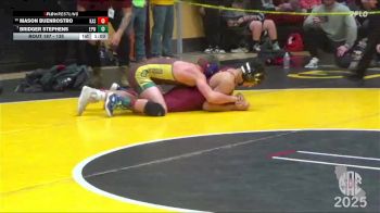 135 lbs Champ. Round 1 - Bridger Stephens, Ebbetts Pass Wrestling vs Mason Buenrostro, Kastner
