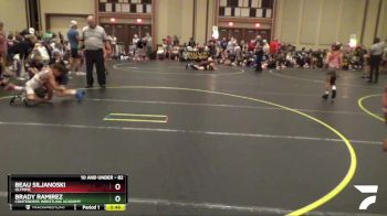 82 lbs Semifinal - Brady Ramirez, Contenders Wrestling Acadamy vs Beau Siljanoski, Olympic