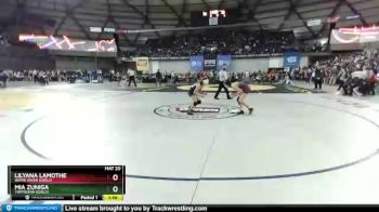 Champ. Round 2 - Lilyana Lamothe, White River (Girls) vs Mia Zuniga, Toppenish (Girls)