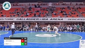 144 lbs Semifinal - Layton Schneider, Edmond North vs Joe Davi, Delbarton High School