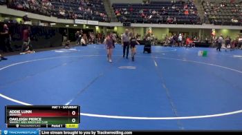 80 lbs Semifinal - Addie Lunn, BigWater vs Oakleigh Pierce, Waverly Area Wrestling Club